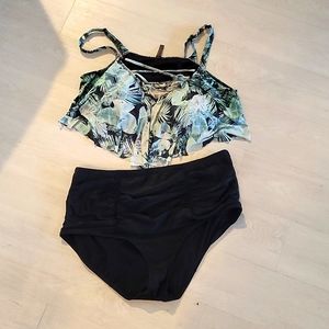 Torrid Swimsuit with high waisted bottoms